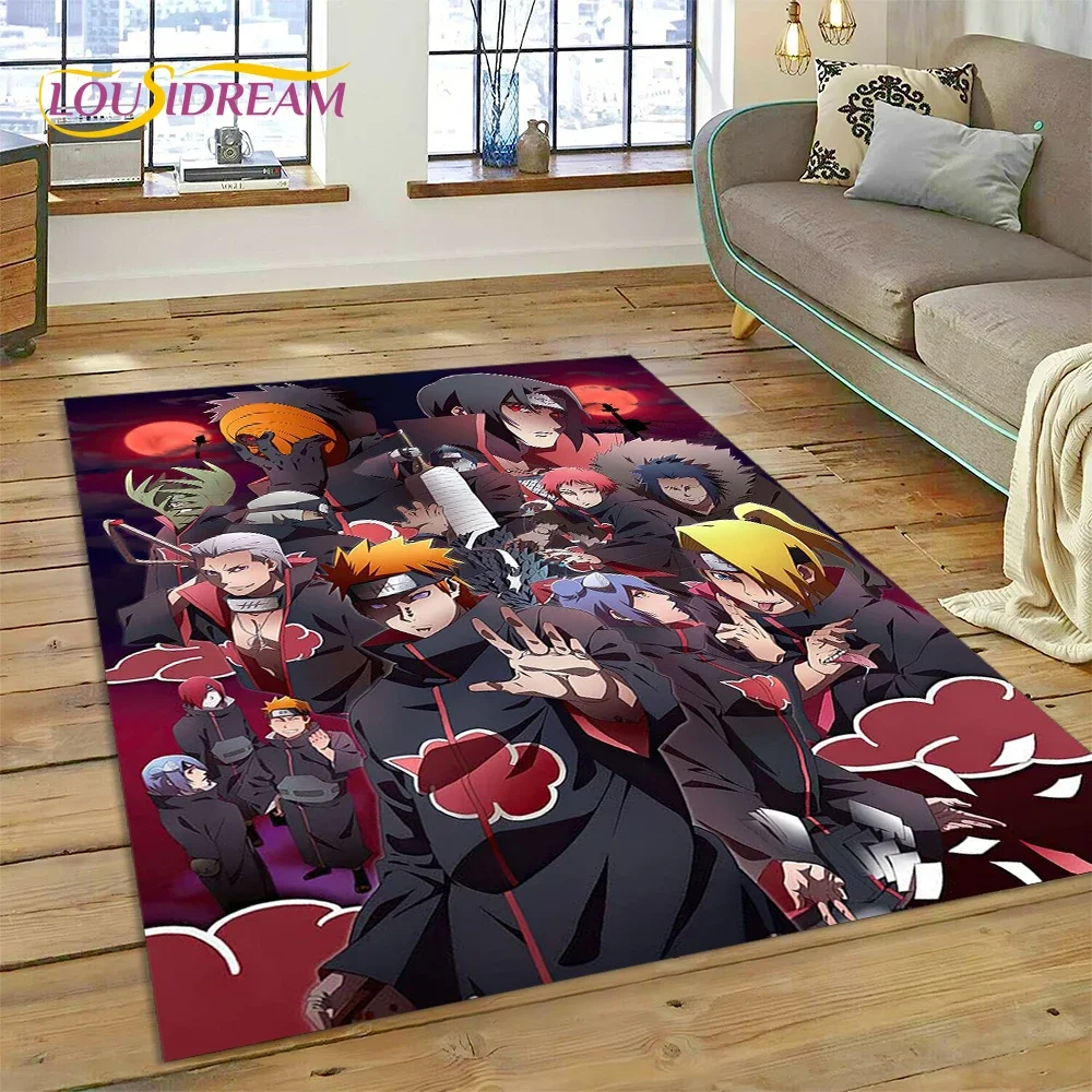 Japan Bathroom.Home - Cartoon 3D I-Itachi Japan Anime Carpet
