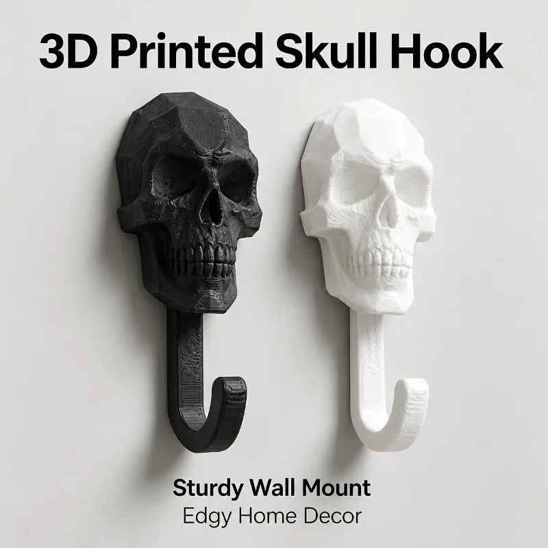 Home Bathroom Scene - 2pc 3D Printing Practical Skull Shaped