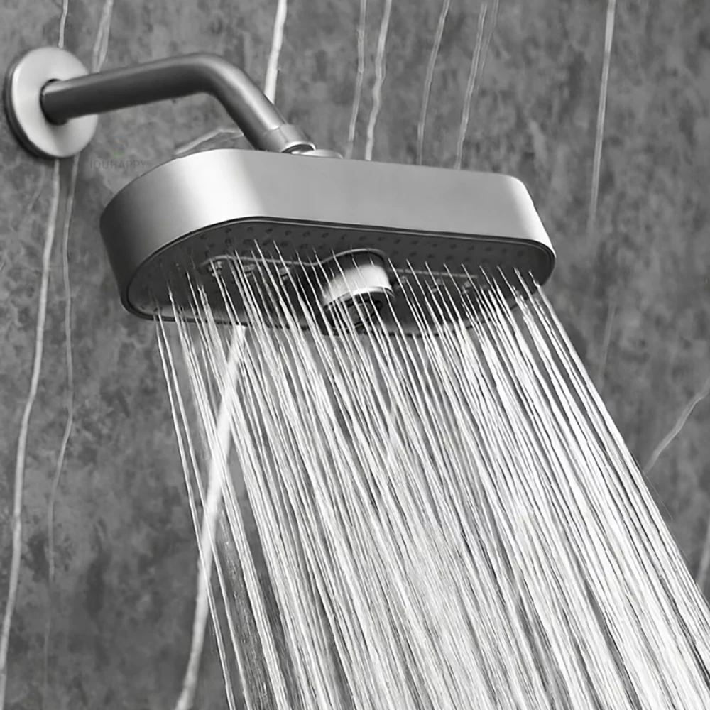 Overhead Shower Head, 3‑Functi - Home Bathroom Cleaning ulasan dan harga