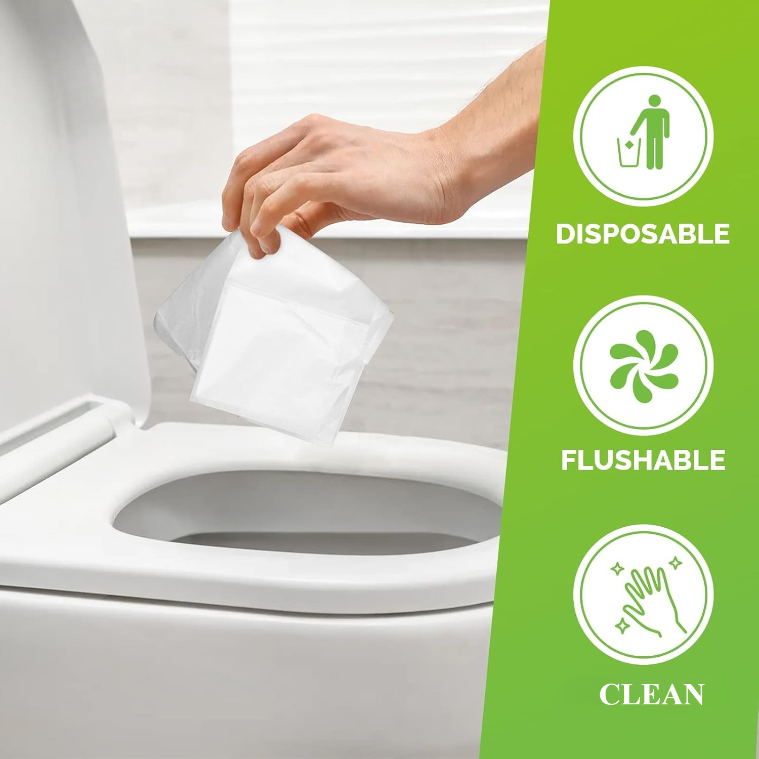 20-50Pcs Toilet Seat Covers Di - Home Bathroom Cleaning ulasan dan harga
