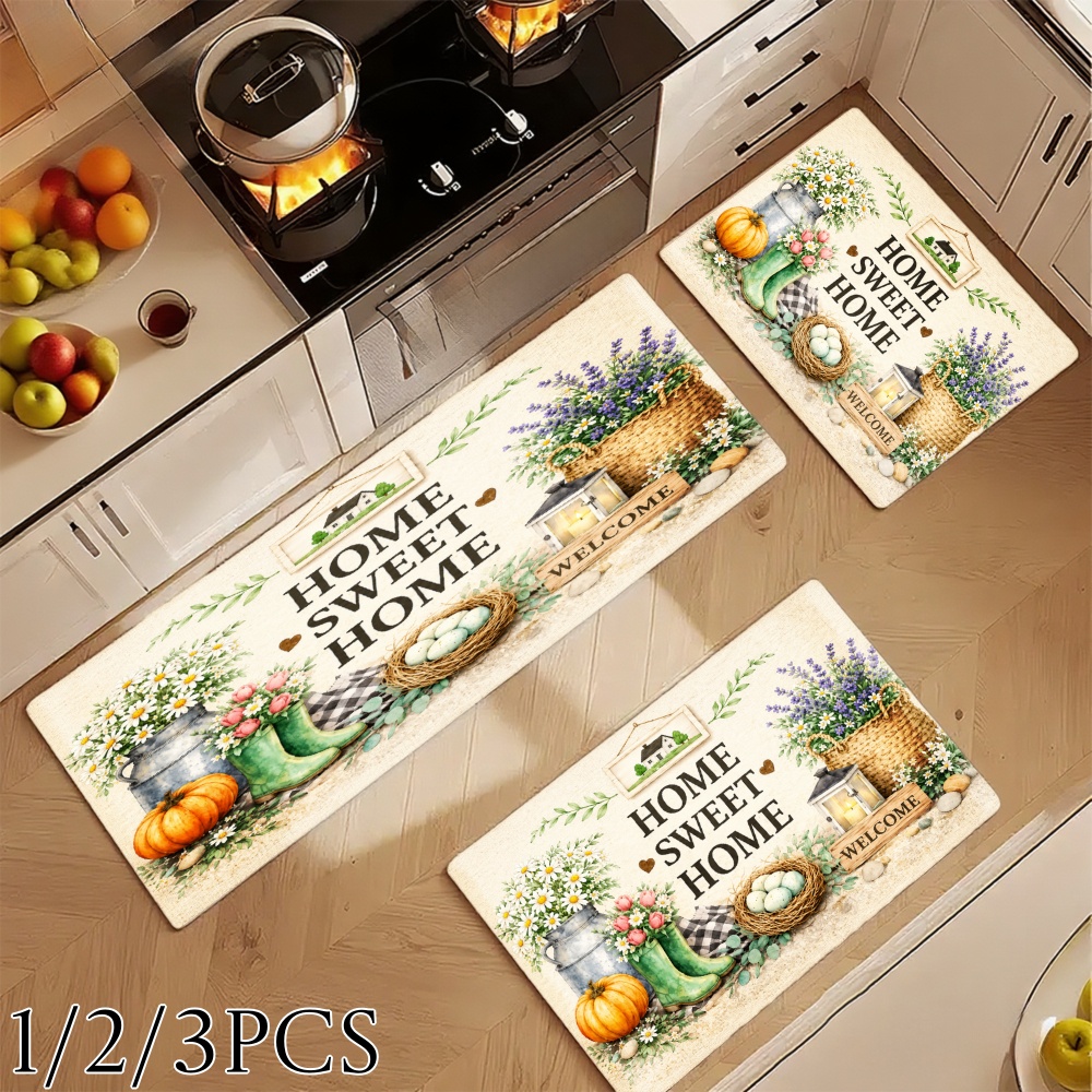 3PC Kitchen Rugs,Home Decorati - Home Bathroom Scene ulasan dan harga