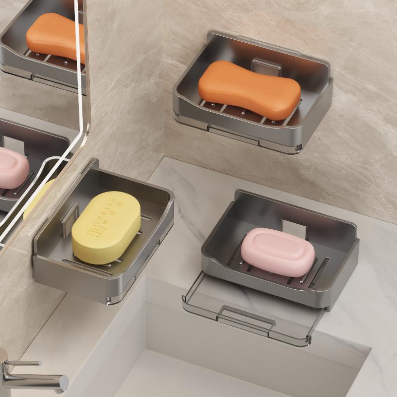 No Drill Wall Mounted Soap Dis - Home Bathroom Sink ulasan dan harga