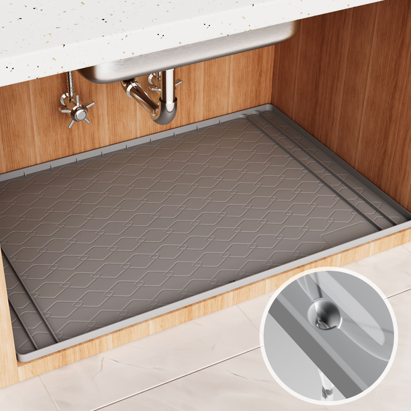 Silicone Under Sink Mat Kitche - Home Essentials Bathroom Storage ulasan dan harga