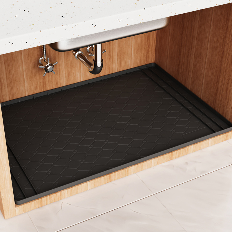 Silicone Under Sink Mat Kitche - Home Essentials Bathroom Storage ulasan dan harga