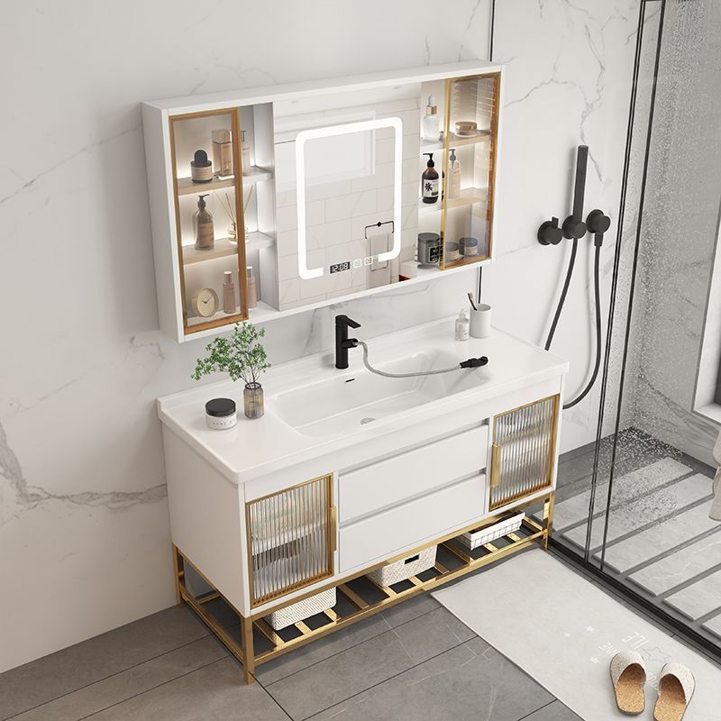 Bathroom Vanity Cabinets With  - Home Bathroom Cabinets ulasan dan harga
