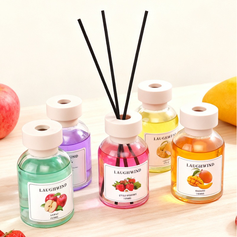 Fruit Scent Flameless Reed Dif - Home Bathroom Freshener ulasan dan harga