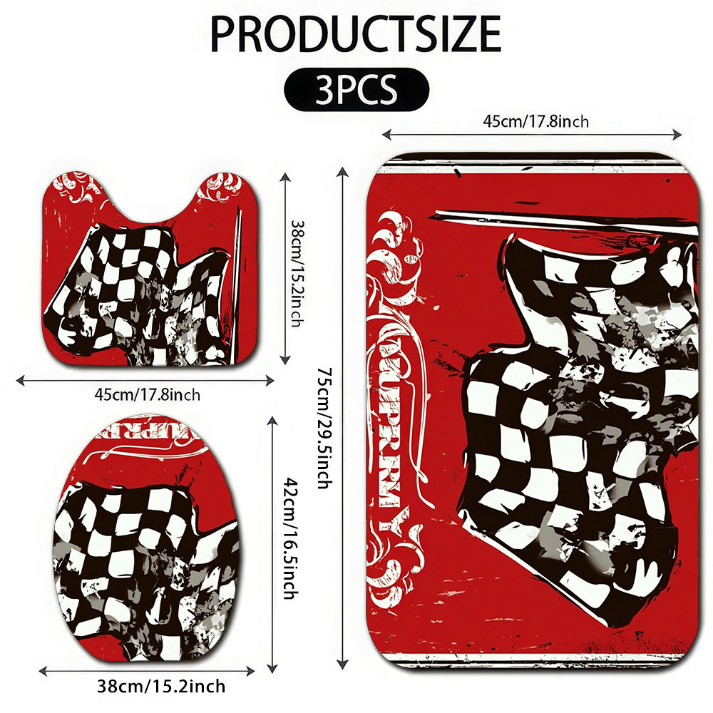 Luxury Bathroom Mat Set 3 Piec - Home Made Bathroom Vanity ulasan dan harga