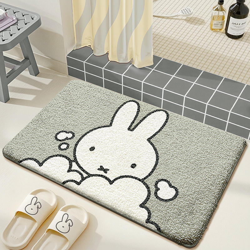 Kawaii Miffy Floor Mat Cute Ca - Home Edit Bathroom ulasan dan harga