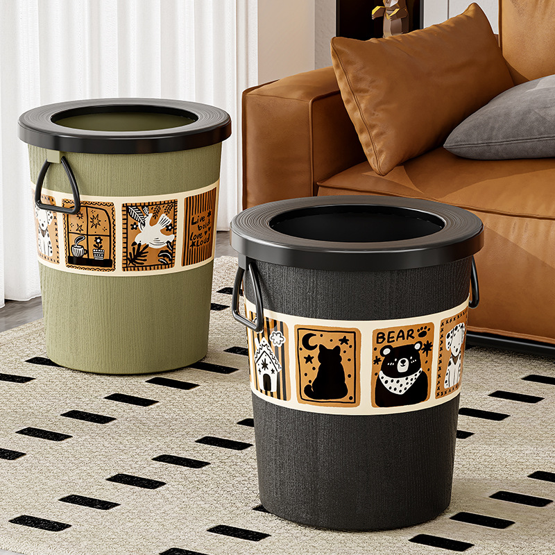 Vintage-Style Large Trash Bin  - Home Essentials Bathroom Storage ulasan dan harga