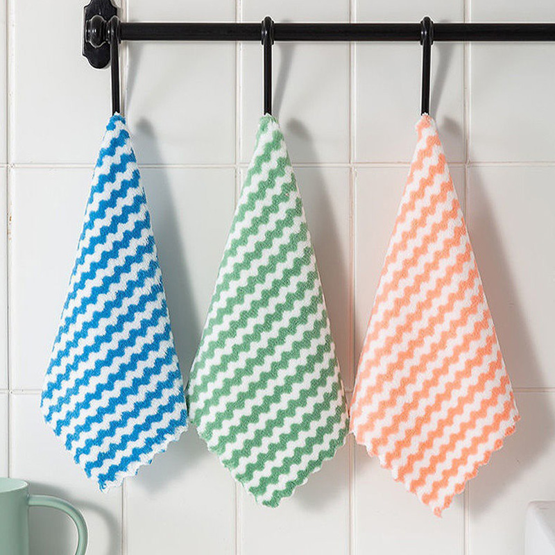 2-Pack of Wavy Striped Coral F - Home Bathroom Cleaning ulasan dan harga