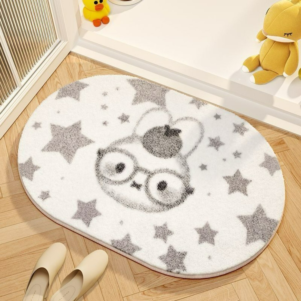 Miffy Cartoon Floor Mat Soft I - Home Edit Bathroom ulasan dan harga
