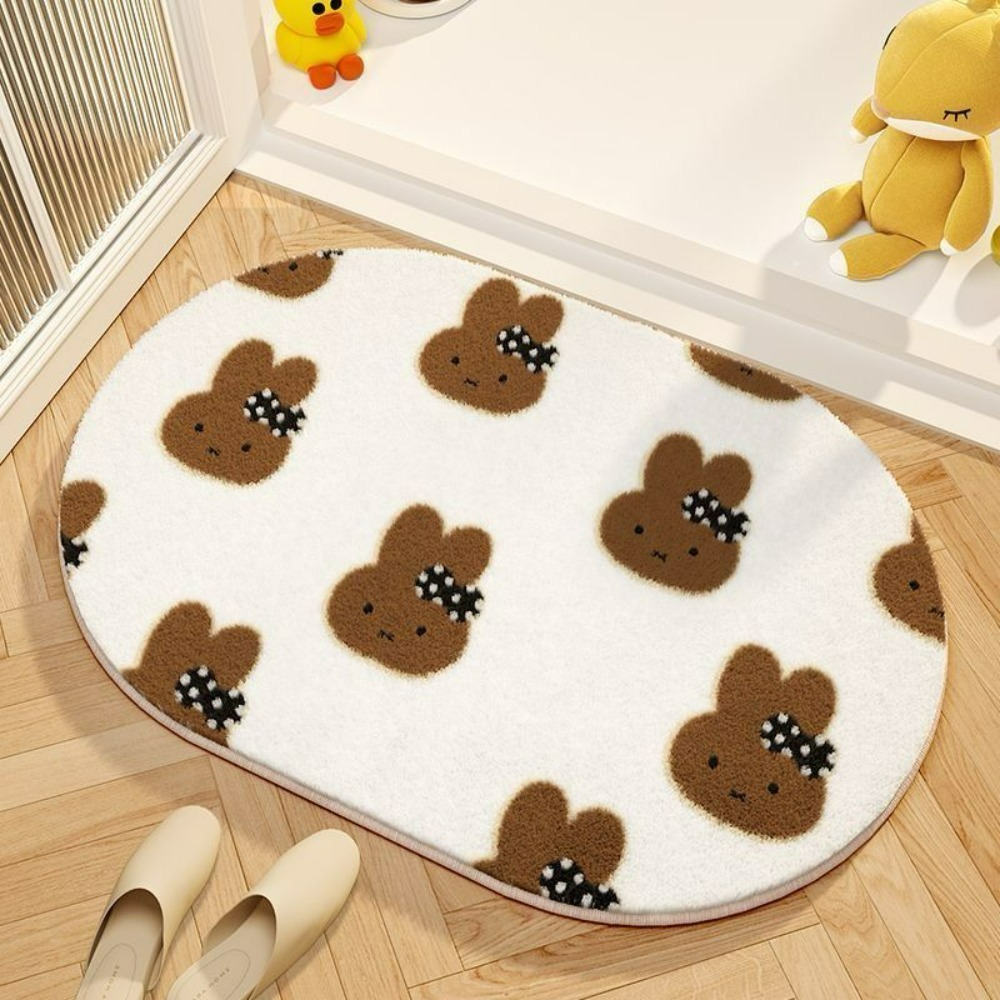 Miffy Cartoon Floor Mat Soft I - Home Edit Bathroom ulasan dan harga