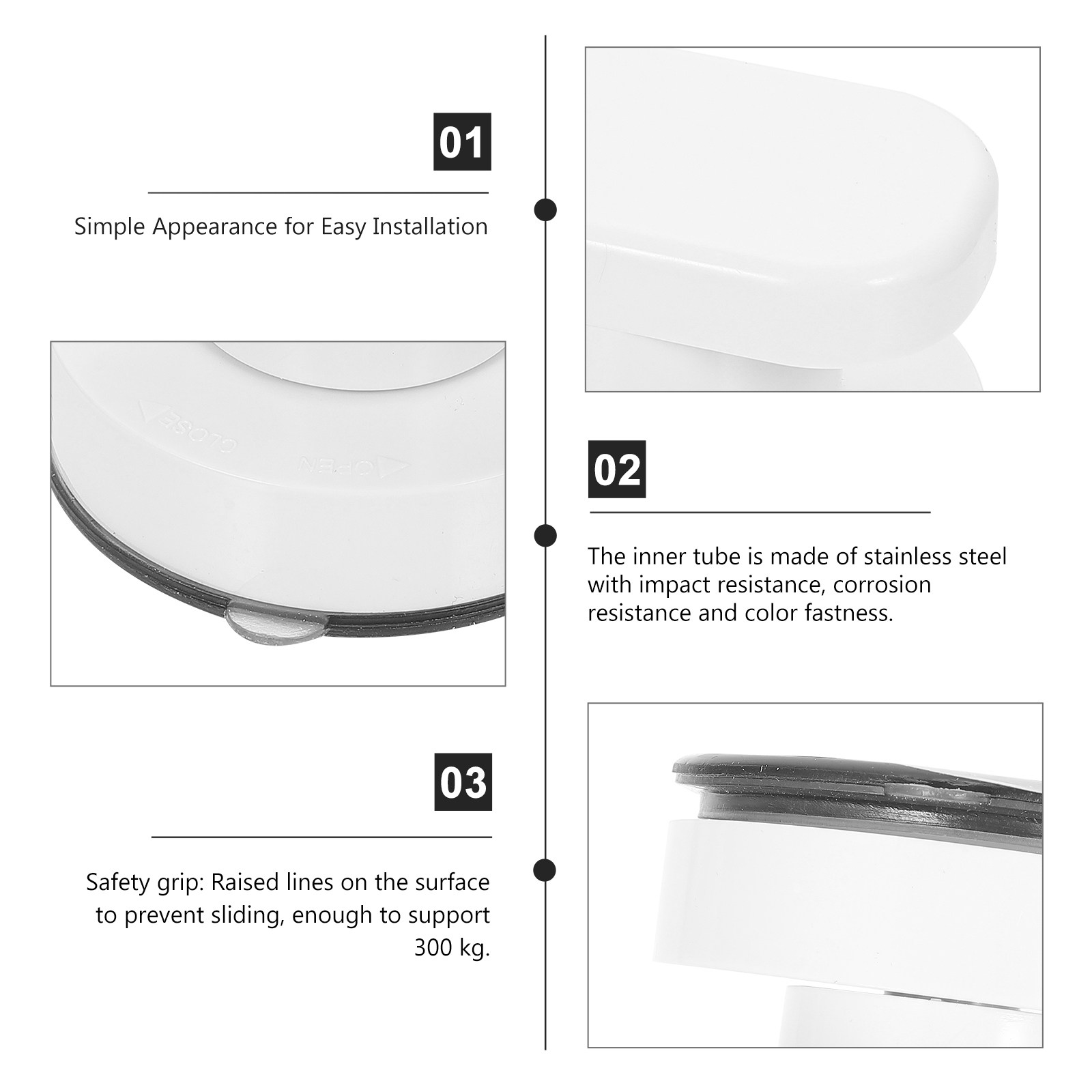 Super Strong Suction Grab Bar  - Home Bathroom Grab Bar ulasan dan harga