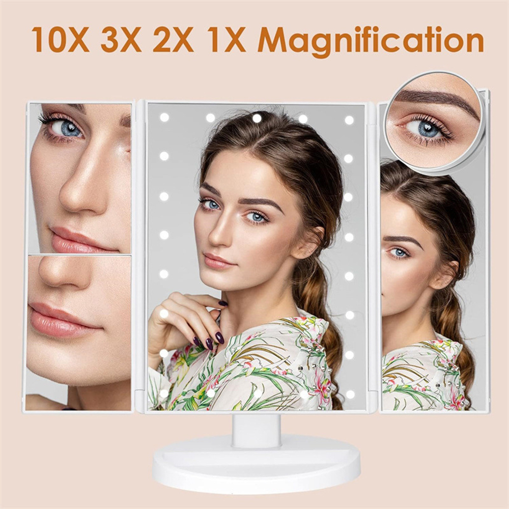 Bathroom Folding Makeup Mirror - Bathroom Mirror Led ulasan dan harga