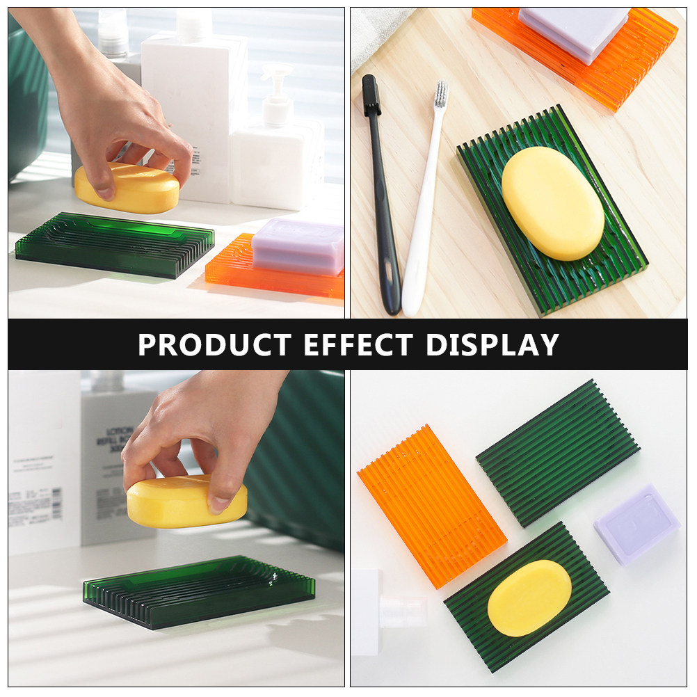 1Pcs Premium Acrylic Soap Box  - Home Essentials Bathroom Storage ulasan dan harga