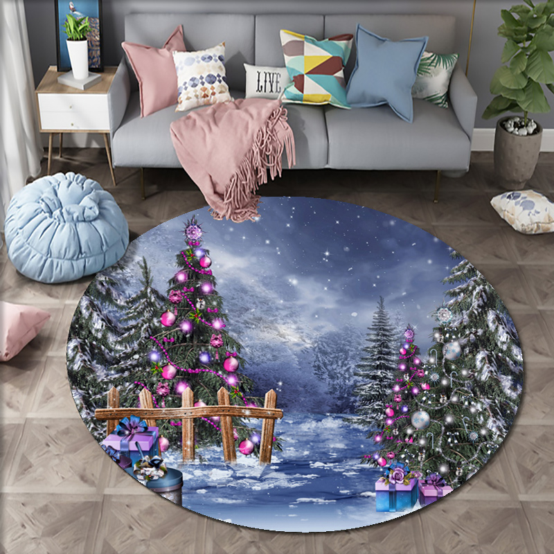 Christmas Woods Snow Scene Car - Home Bathroom Scene ulasan dan harga