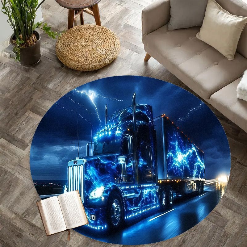 Electric truck night rug flann - Home Bathroom Scene ulasan dan harga