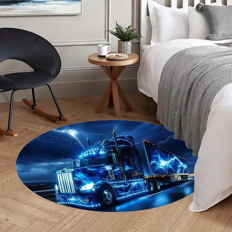 Electric truck night rug flann - Home Bathroom Scene ulasan dan harga