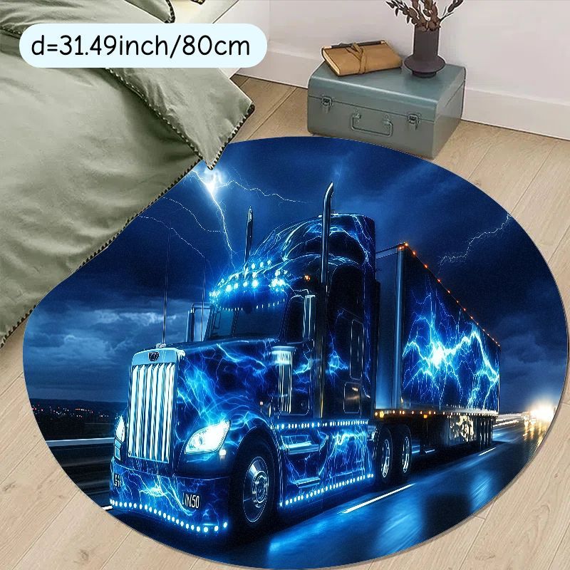 Electric truck night rug flann - Home Bathroom Scene ulasan dan harga