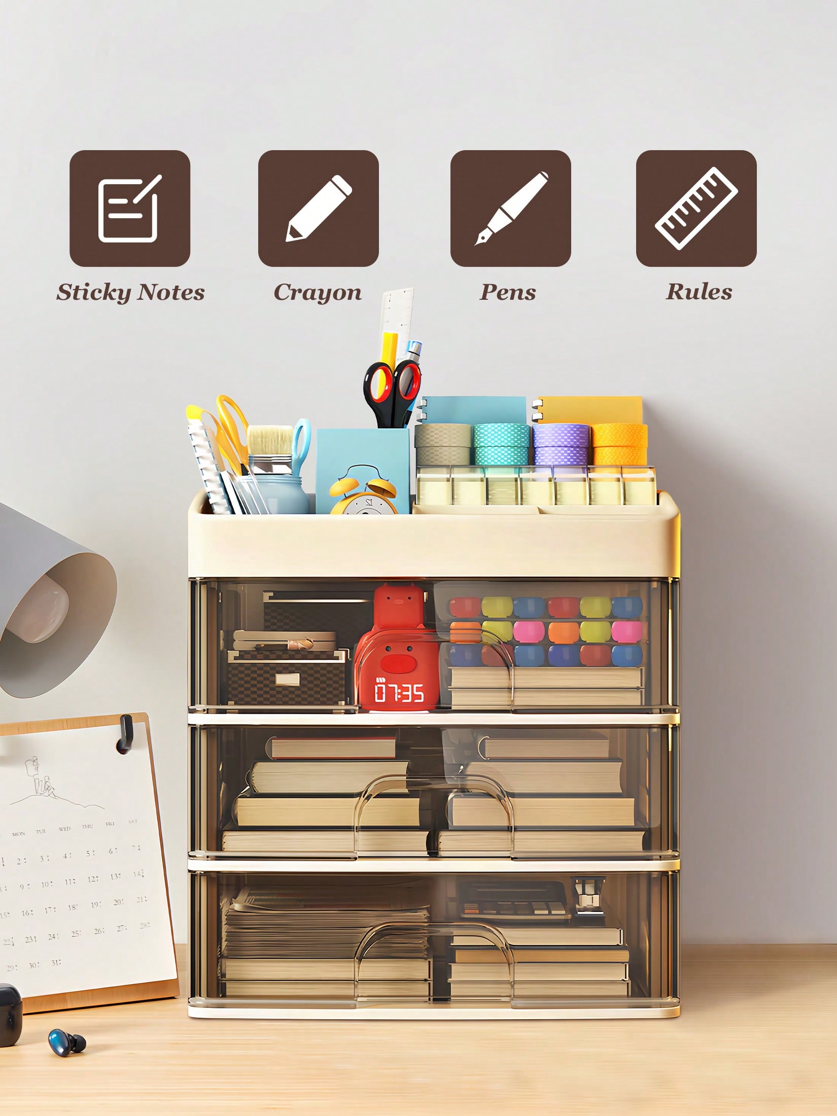 Makeup Organizer, Make Up Stor - Home Essentials Bathroom Storage ulasan dan harga