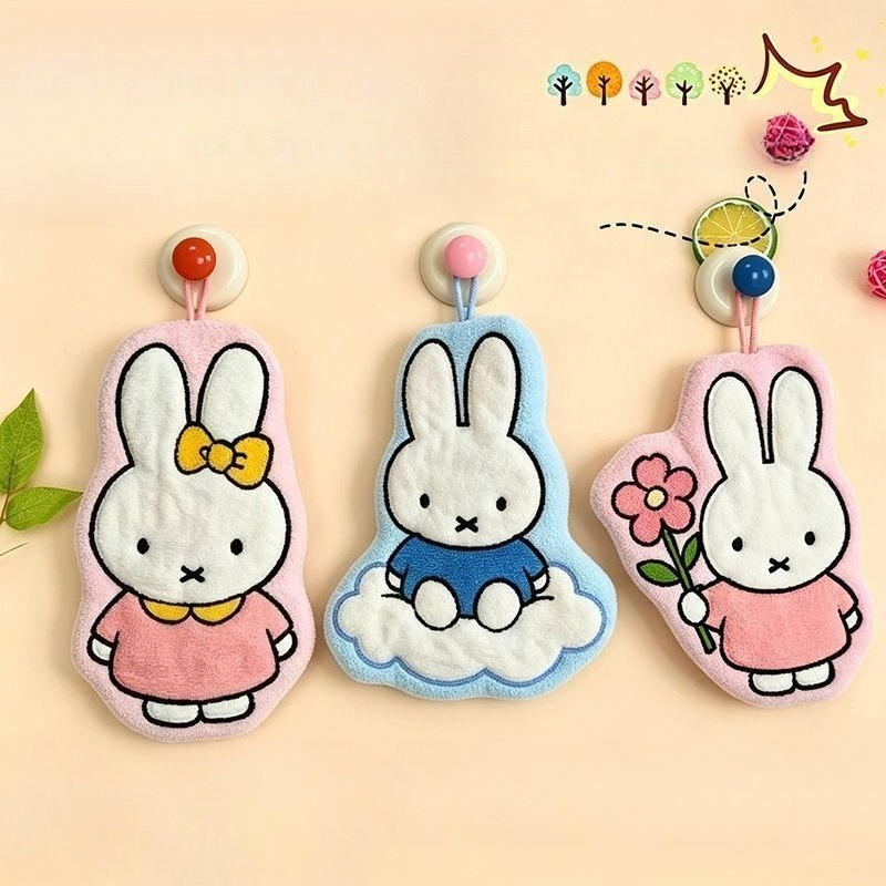 Miffy Rabbit Wipe Hand Towel C - Home Edit Bathroom ulasan dan harga