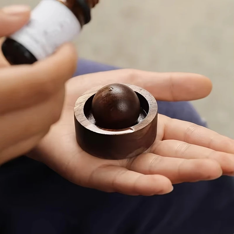 Wooden Ball Essential Oil Diff - Home Bathroom Freshener ulasan dan harga
