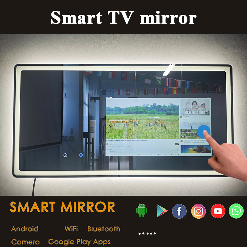 Custom Size Popular Android 15 - Bathroom Mirror Led ulasan dan harga