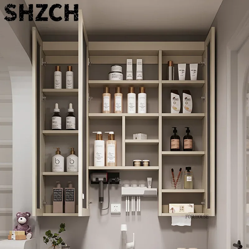 Modern Thickened Bathroom Mirr - Home Bathroom Cabinets ulasan dan harga