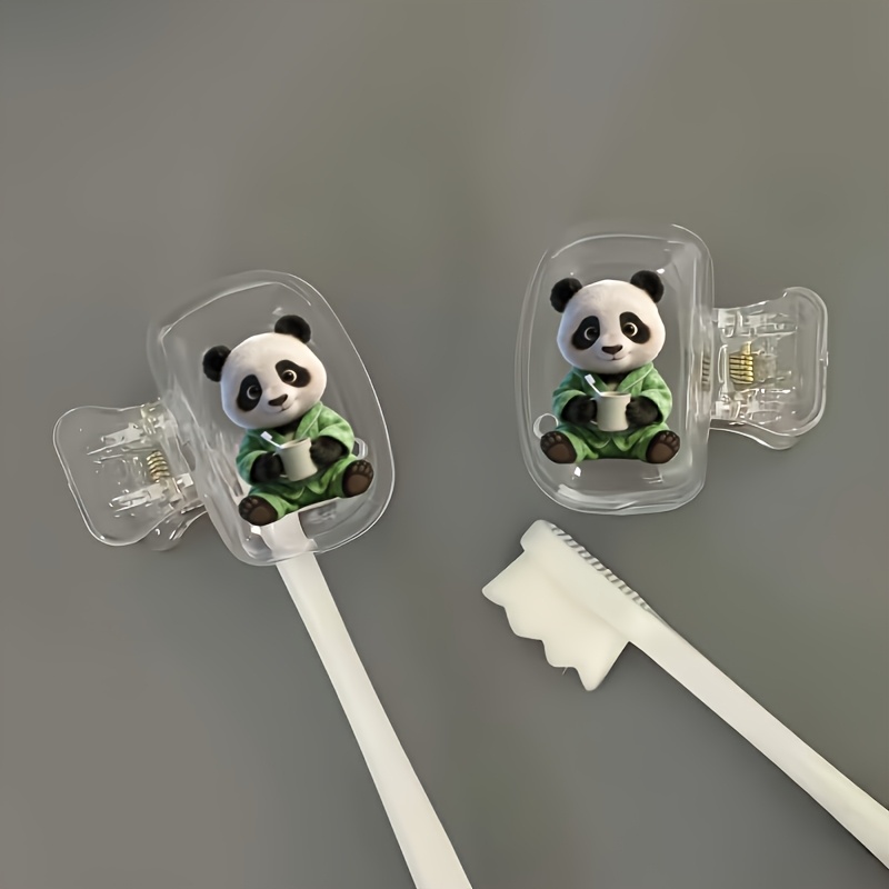 Cute Panda in Green Pajamas 2p - Home Essentials Bathroom Storage ulasan dan harga