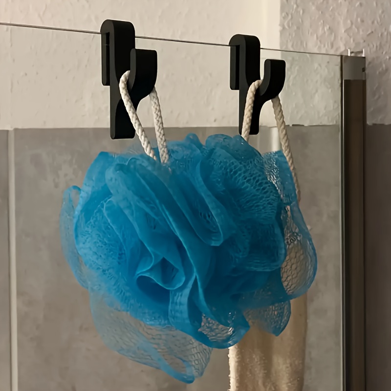 Set of 2Pcs White/Black Shower - Home Essentials Bathroom Storage ulasan dan harga
