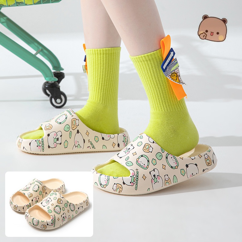 Kawaii Bubu Dudu Bear Slippers - Home Edit Bathroom ulasan dan harga