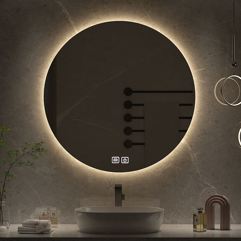 Bathroom Mirror Diameter 70CM  - Bathroom Mirror Led ulasan dan harga