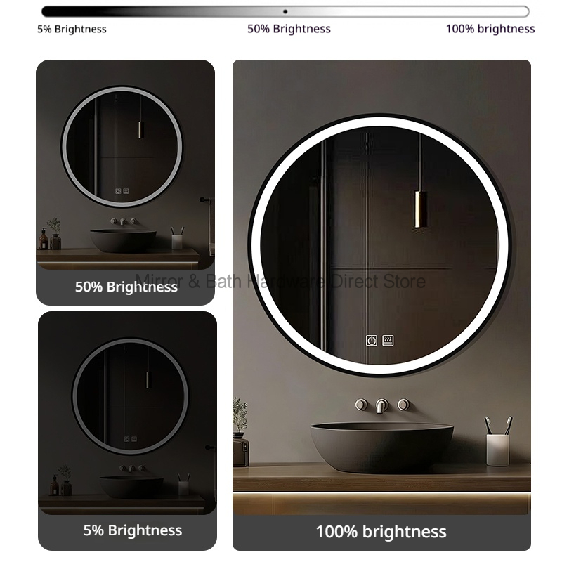 Anti-Fog LED Backlit Bathroom  - Bathroom Mirror Led ulasan dan harga