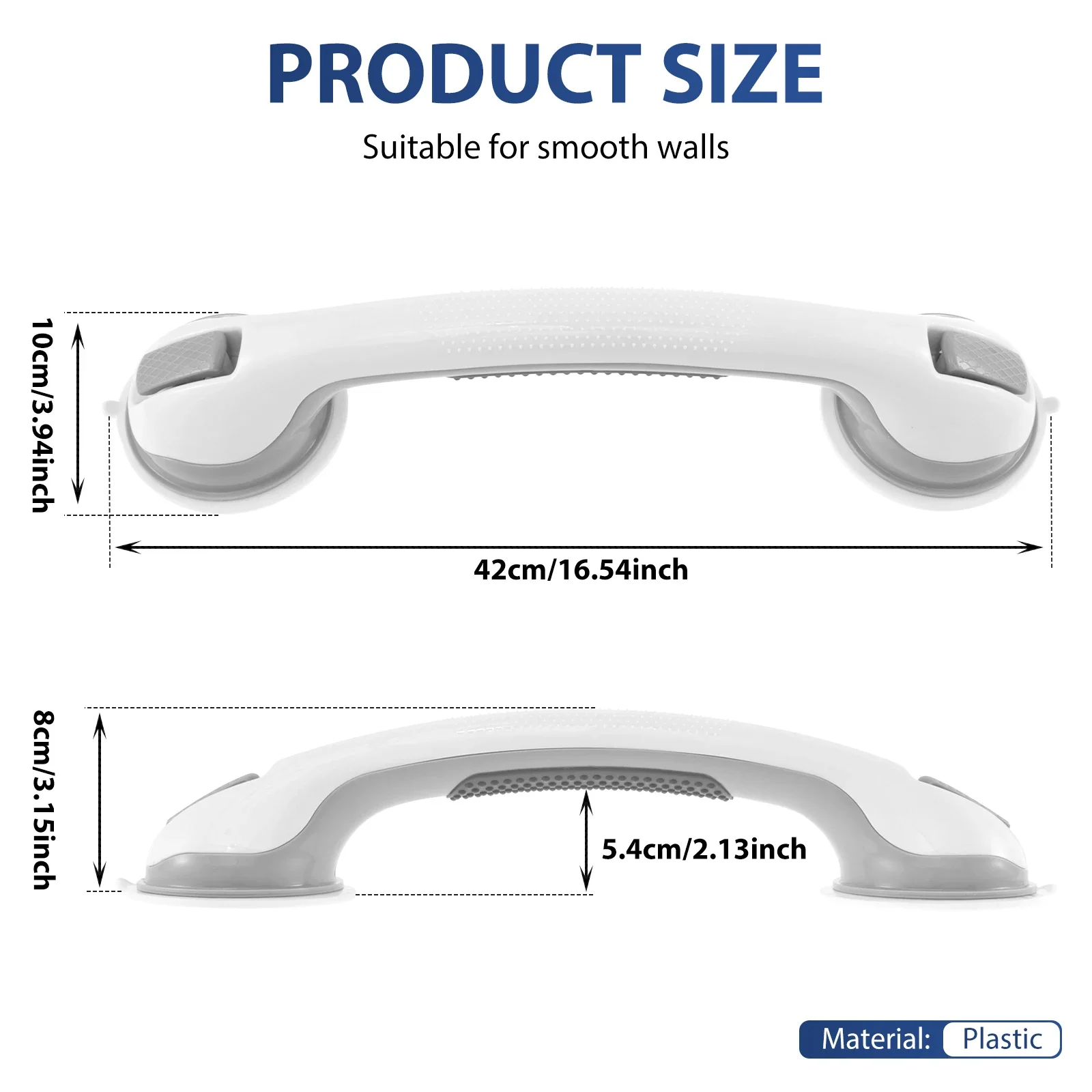 2Pcs Shower Grab Bar Nonslip S - Home Bathroom Grab Bar ulasan dan harga