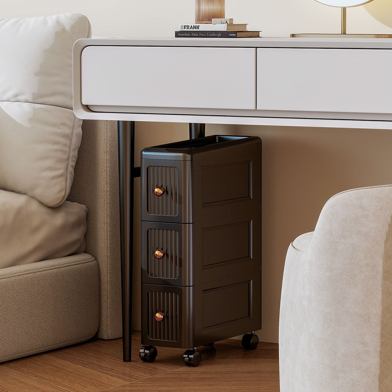 15CM Narrow Gap Drawer Storage - Home Bathroom Cabinets ulasan dan harga
