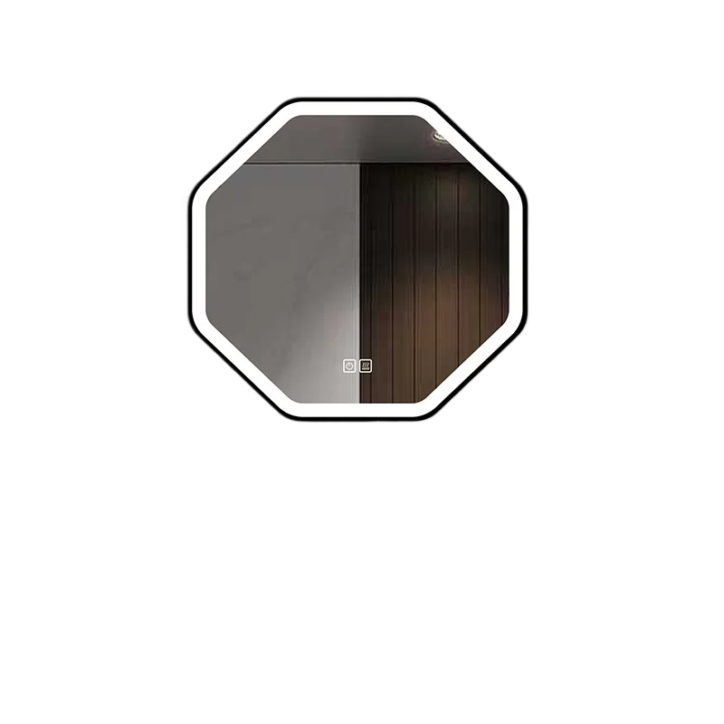 24 Inch Octagonal LED Mirror A - Bathroom Mirror Led ulasan dan harga