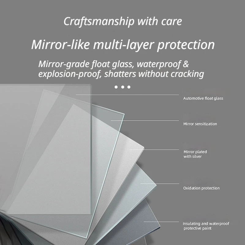 24 Inch Octagonal LED Mirror A - Bathroom Mirror Led ulasan dan harga