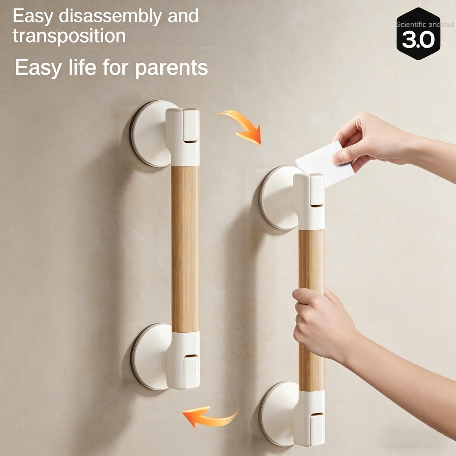 Shower suction cup handle Bath - Home Bathroom Grab Bar ulasan dan harga