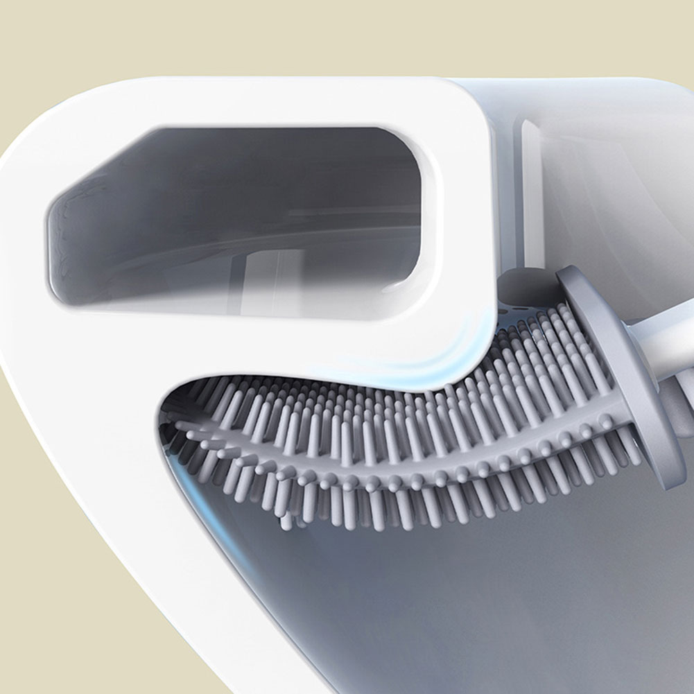 Silicone Toilet Brush With Hol - Home Bathroom Cleaning ulasan dan harga