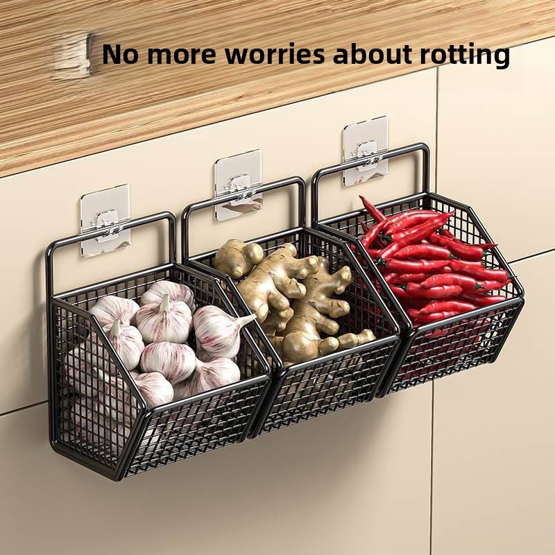Wall-Mounted Kitchen Storage B - Home Essentials Bathroom Storage ulasan dan harga
