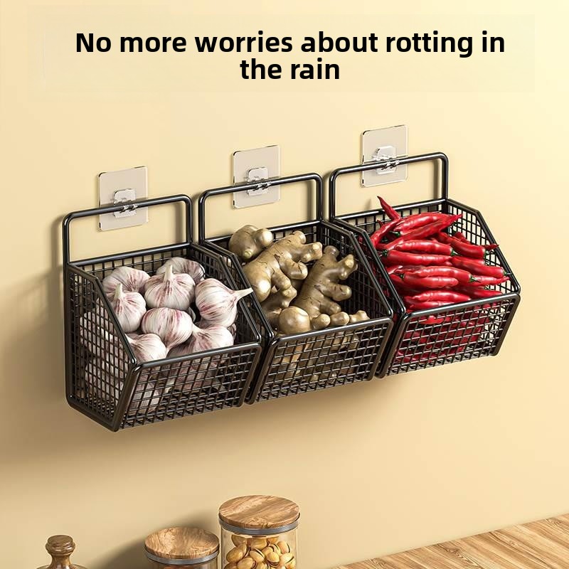 Wall-Mounted Kitchen Storage B - Home Essentials Bathroom Storage ulasan dan harga