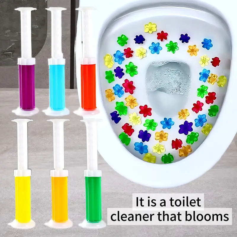 1/20pcs Flower Toilet Cleaner  - Home Bathroom Freshener ulasan dan harga