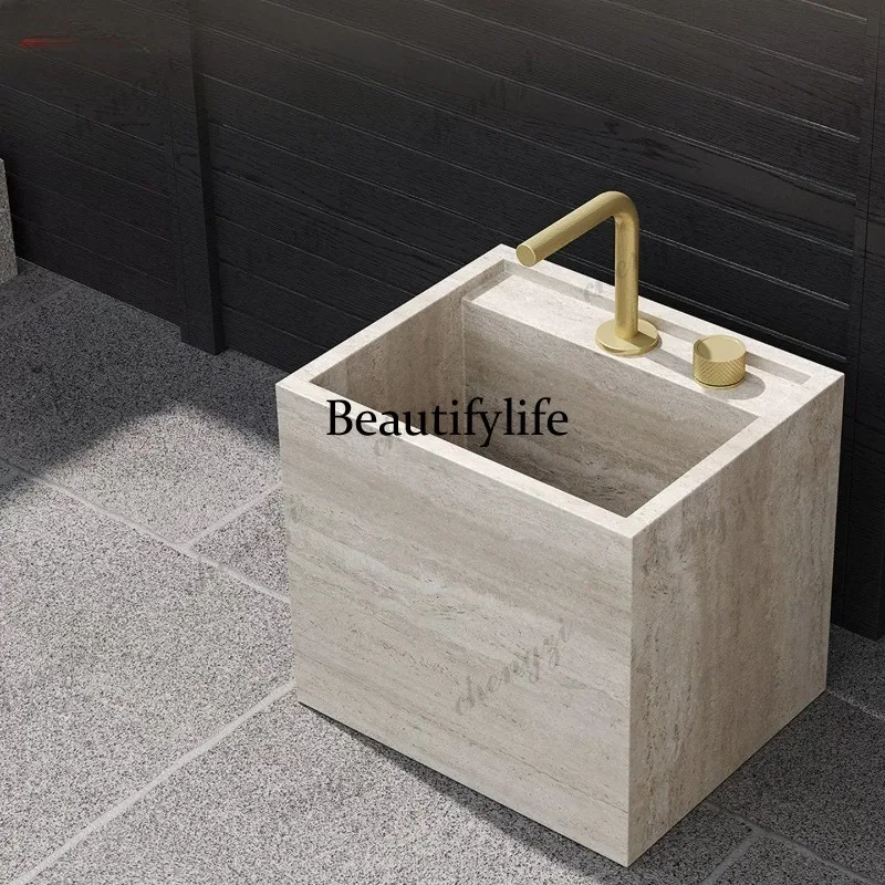 03 Customizable Slate Mop Pool - Home Bathroom Sink ulasan dan harga