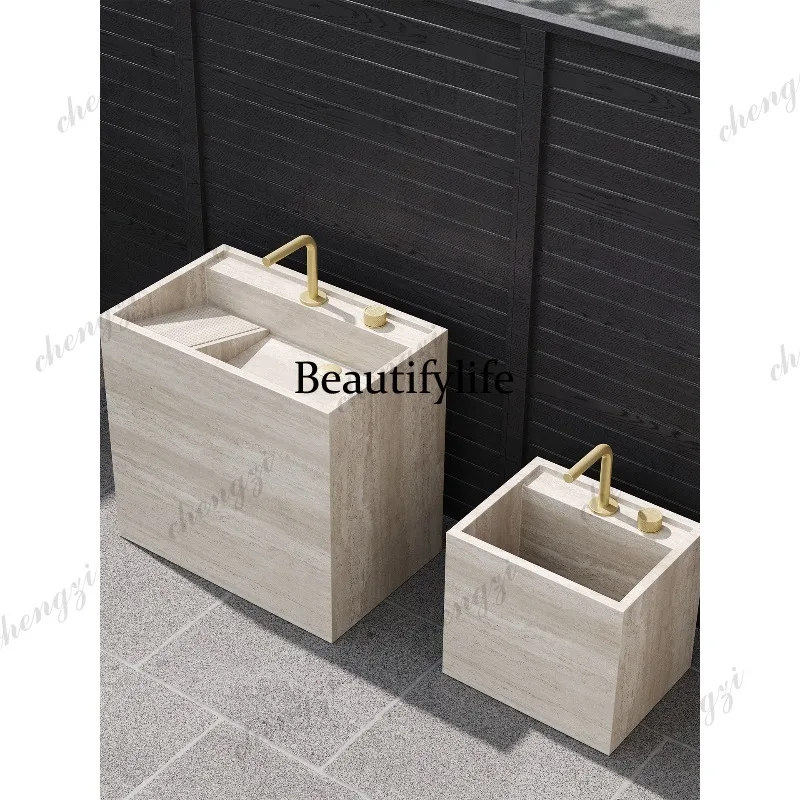03 Customizable Slate Mop Pool - Home Bathroom Sink ulasan dan harga