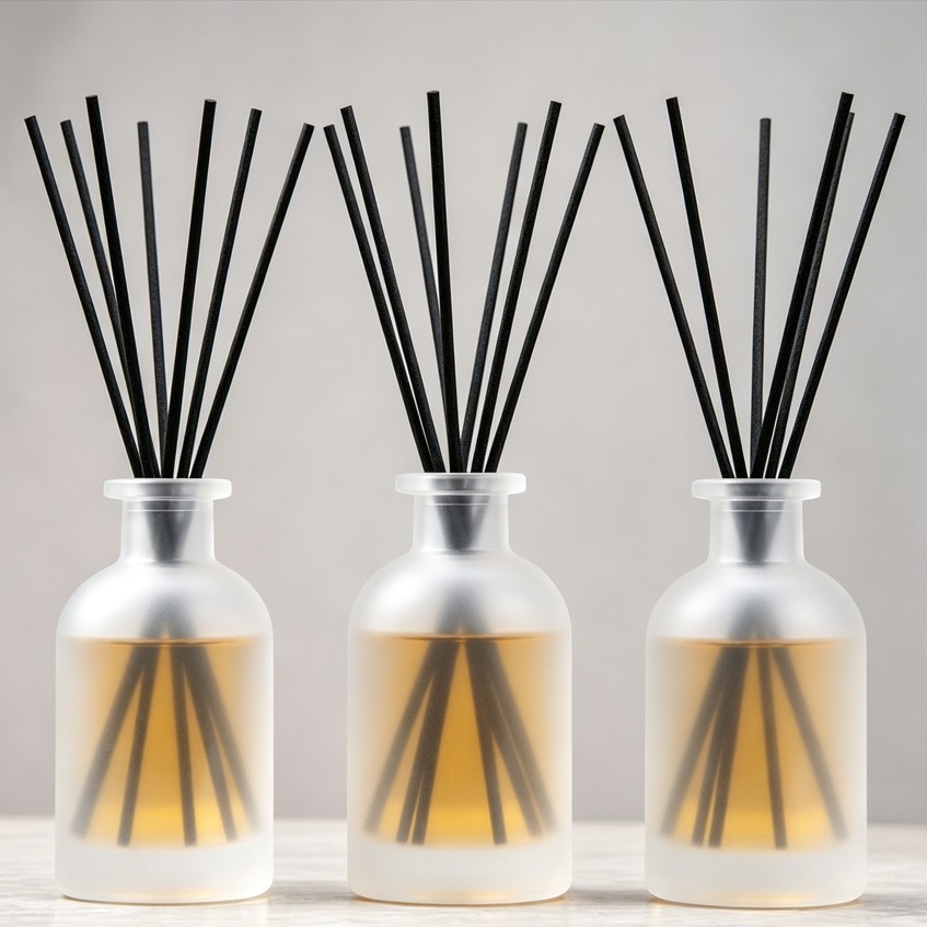 50Pcs 3mm Black Fiber Reed Dif - Home Bathroom Freshener ulasan dan harga