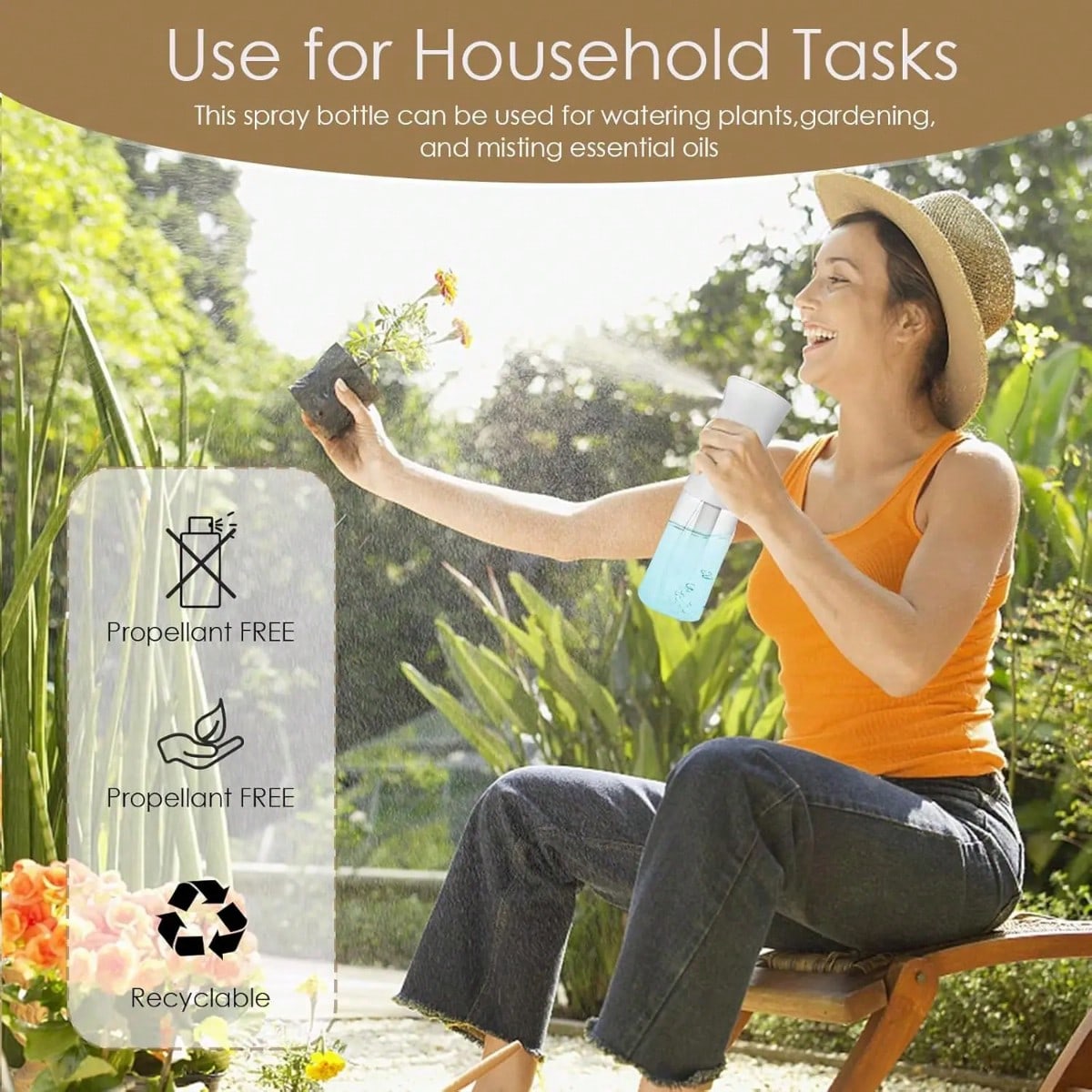 Continuous Ultra Fine Mist Spr - Home Essentials Bathroom Storage ulasan dan harga