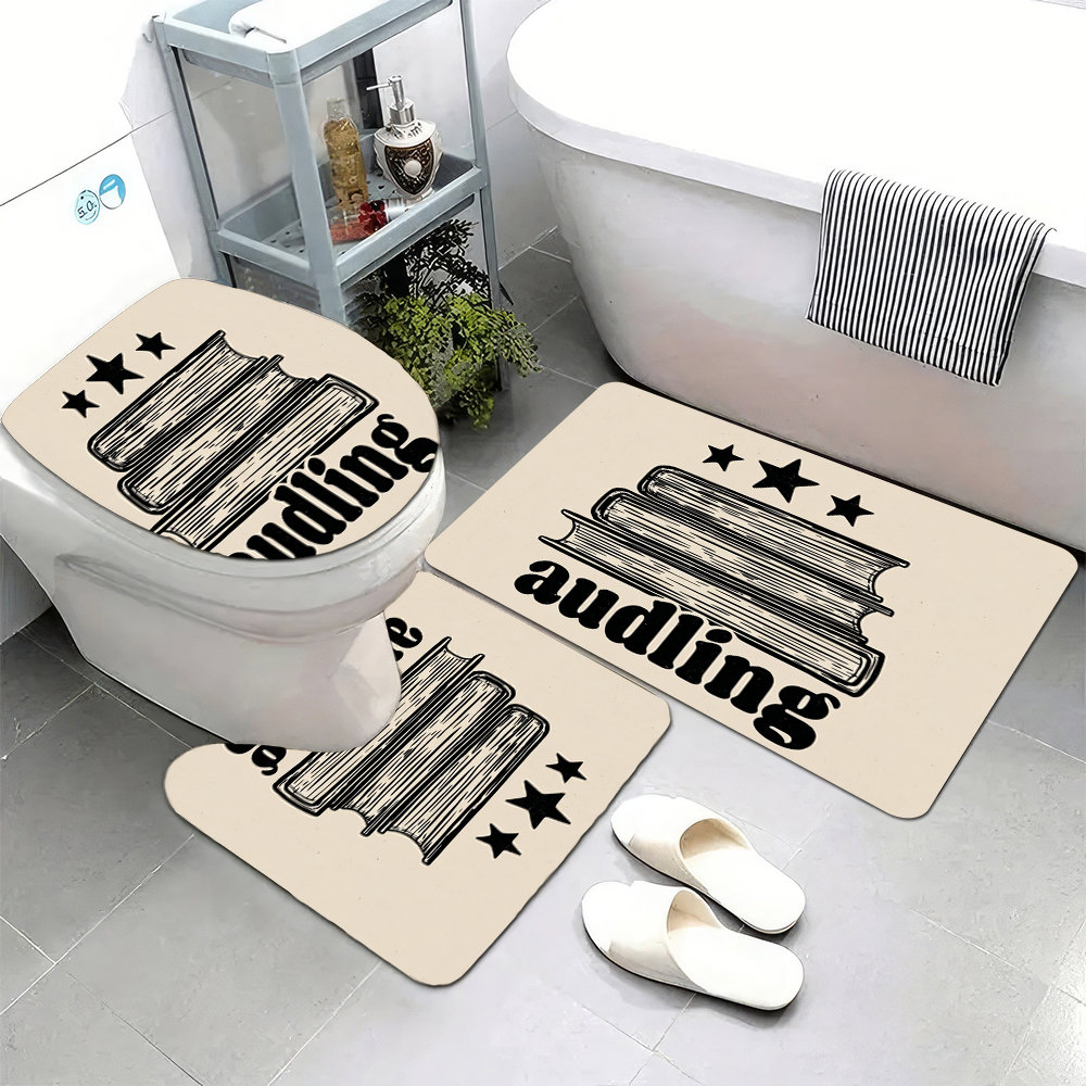 Set of 3 Bathroom Mat Set Toil - Home Made Bathroom Vanity ulasan dan harga