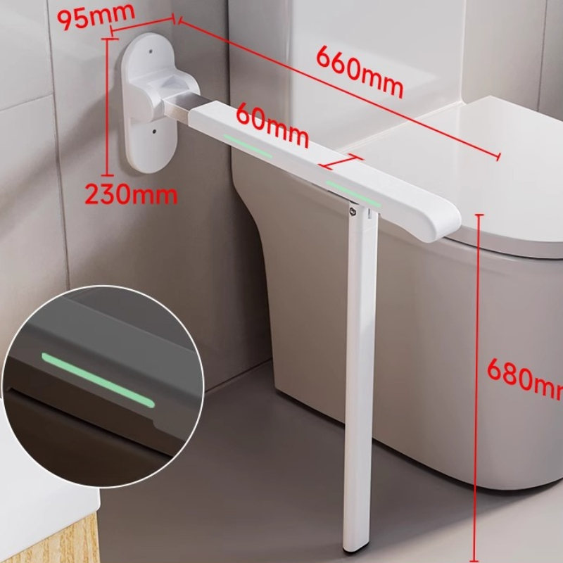 Toilet Safety Handle Foldable  - Home Bathroom Grab Bar ulasan dan harga
