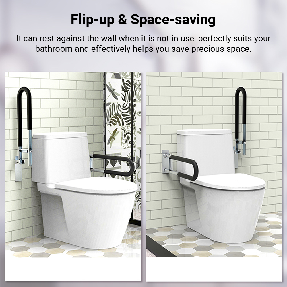 Handrail for Toilet Anti-Fall  - Home Bathroom Grab Bar ulasan dan harga