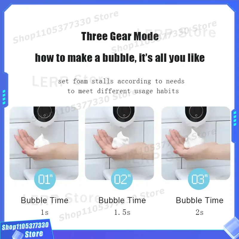Automatic Electric Foam Soap D - Home Bathroom Wall Soap Dispenser ulasan dan harga
